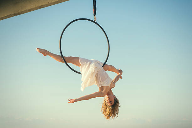 Female ring aerial dancer