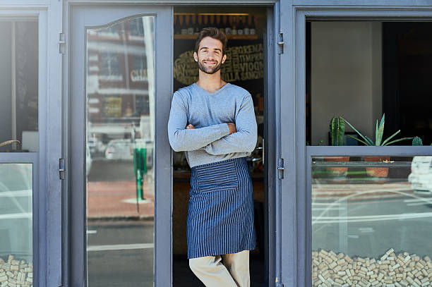 istock Proud shop owner 529668188