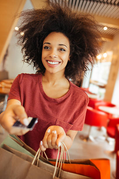 istock Buying goods with credit card 529677264
