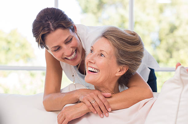 istock Daughter embracing mother 529678820