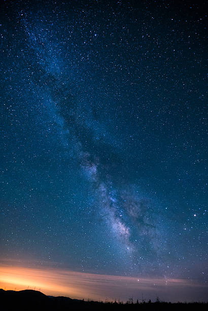 via láctea céu noturno - largo descrição física - fotografias e filmes do acervo