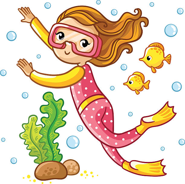 80 Girl Swimming Costume Illustrations & Clip Art - iStock