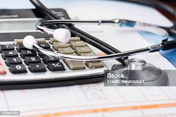 Concept Of Medical Expenses Stock Photo - Download Image Now - Expense, Healthcare And Medicine, Claim Form