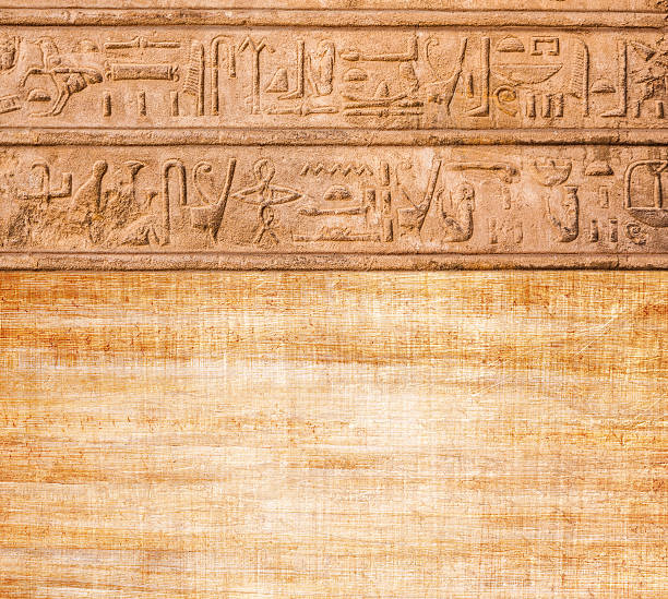 istock old egypt hieroglyphs carved on the stone 529683652