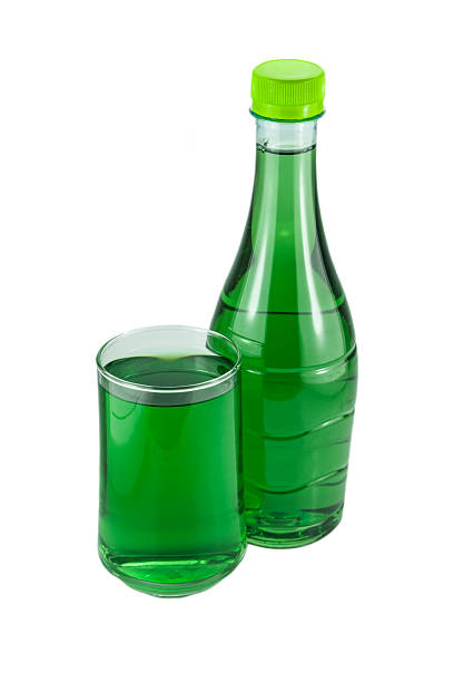 istock water bottles and glass chlorophyll 529685758