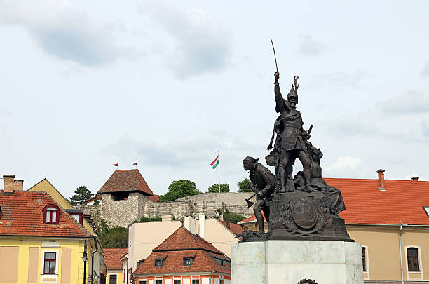 istock Dobo Istvan monument Eger Hungary 529688118