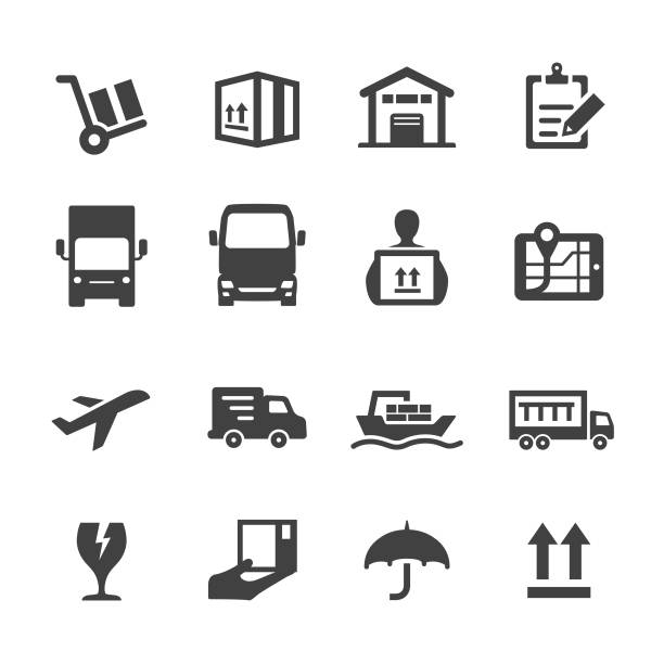 Shipping Icons - Acme Series View All: part of a series stock illustrations