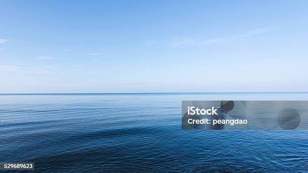 Blue Sea Stock Photo - Download Image Now - Sea, Sky, Wide