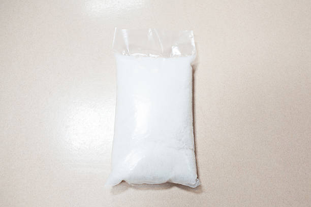 Transparent Plastic Bag Of Sugar Stock Photo - Download Image Now - Bag,  Salt - Mineral, Cocaine - iStock