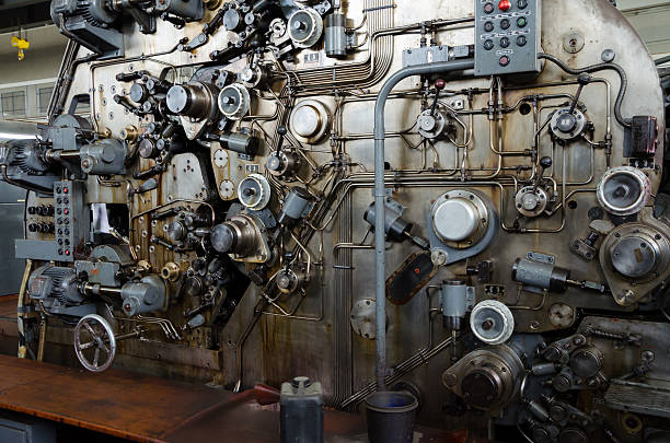 istock Mechanism in abandoned factory 529723839