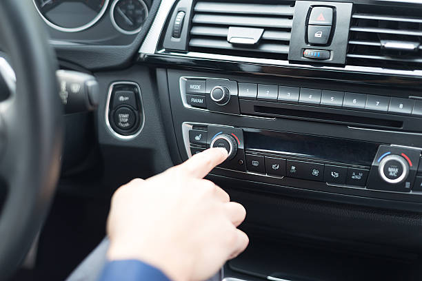 istock asian young businessman operates the car dashboard 529724909