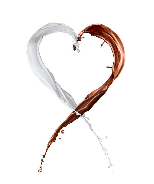istock heart made of chocolate and milk splash 529725159