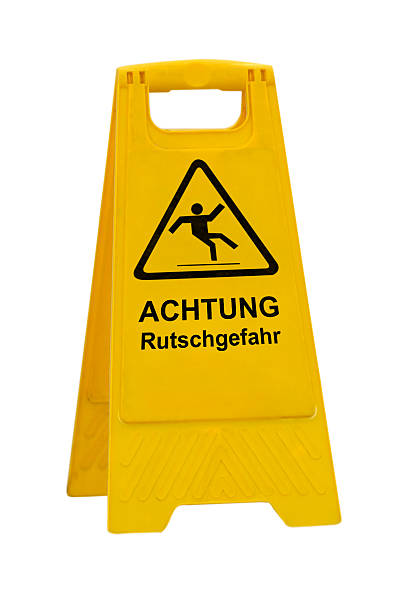istock Attention risk of slipping 529725393