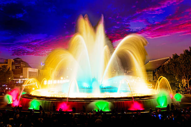 istock The famous Montjuic Fountain. 529745009