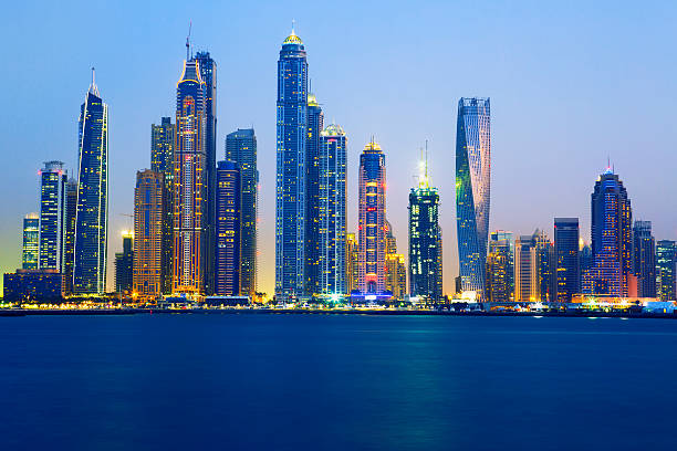 istock view of Dubai at sunrise 529745581