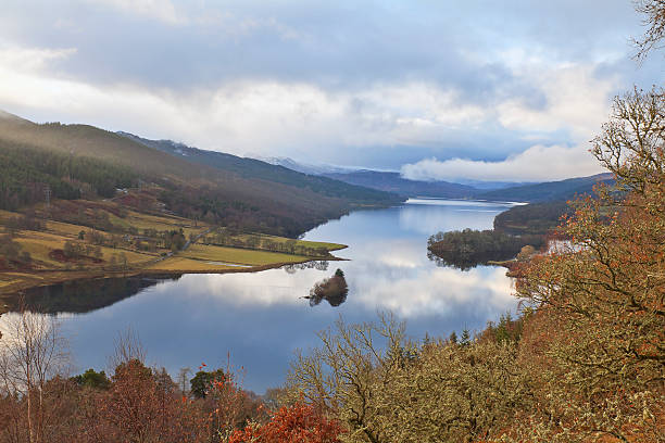 istock Scottish landscape with loch 529749543