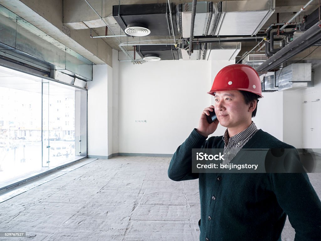 Construction Project Manager Construction Project Manager in architecture Adult Stock Photo