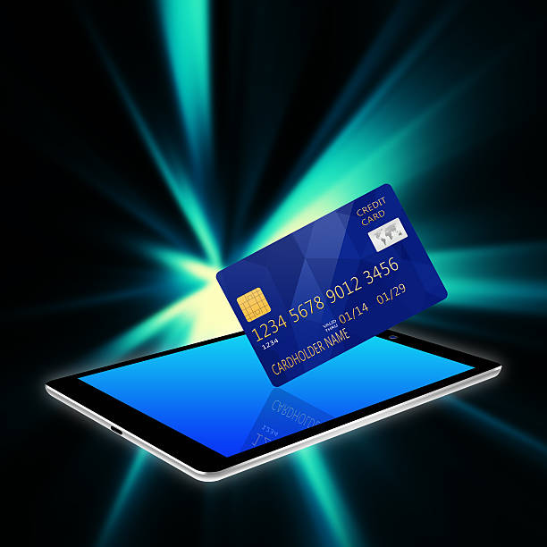 istock creditcard with tablet,tablet phone illustration 529769069