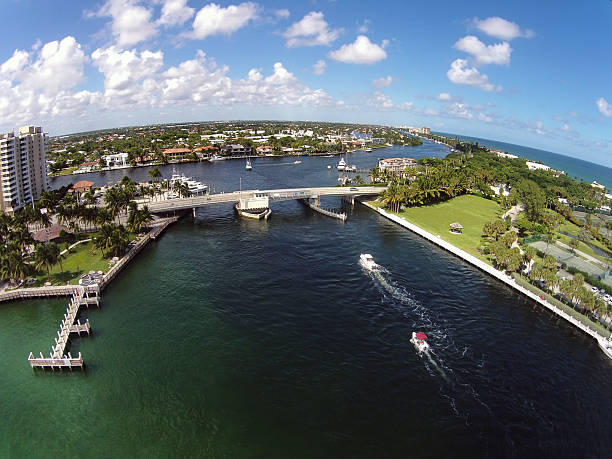 istock Costline of Florida aerial view 529769483