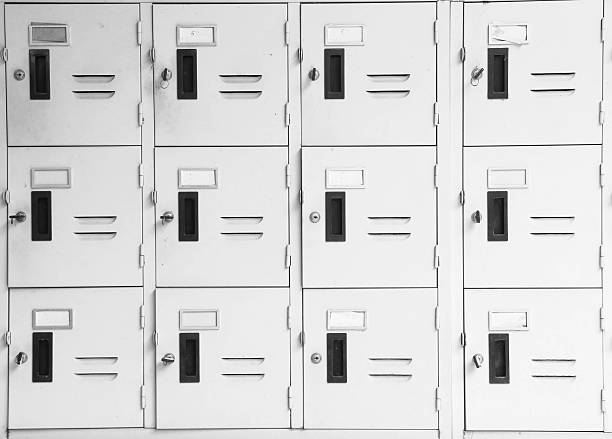 istock Lockers cabinets in a locker room. 529771049