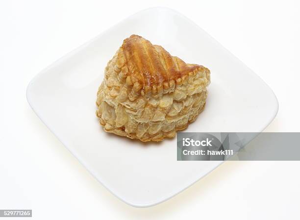 Apple Pie On The Dish Stock Photo - Download Image Now - Apple Pie, Candy, Crockery