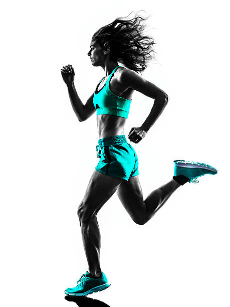 istock woman runner running jogger jogging silhouette 529771727