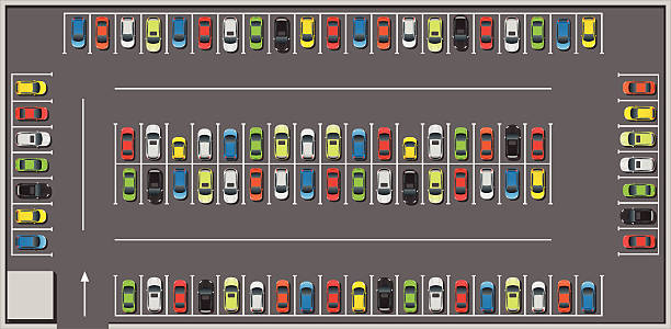 ilustraciones, imágenes clip art, dibujos animados e iconos de stock de atestado estacionamiento sin servicio de valet - town of gray