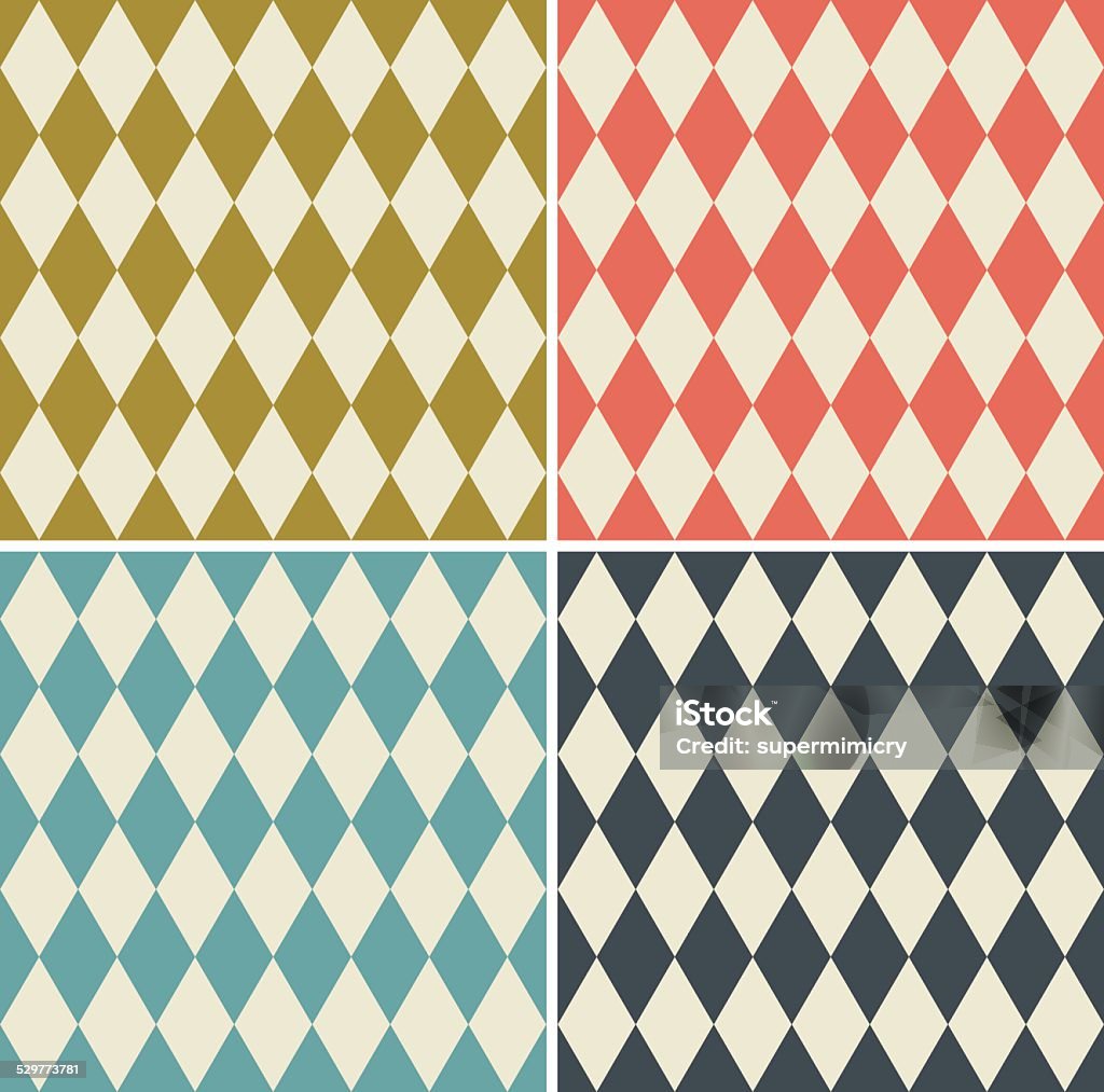 Diamond Set Pattern Diamond Pattern Set Stock Illustration - Download Image Now ...