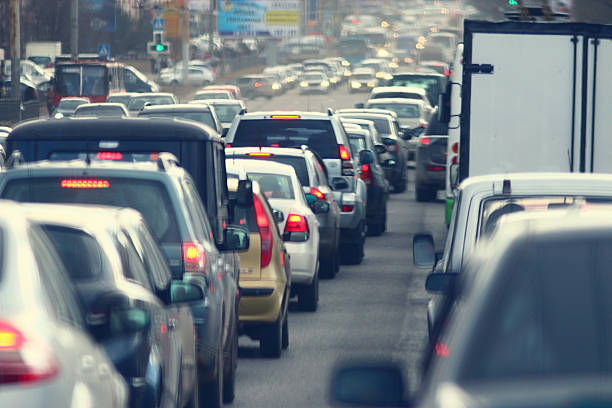 istock traffic jams in the city, road, rush hour 529783193