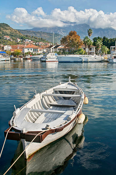 istock white boat in marina 529783303