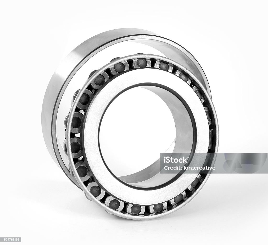 Bearing Bearings on a white background Accuracy Stock Photo