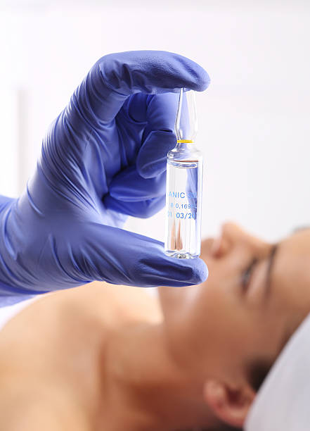 istock Healthy skin rejuvenating treatment using vitamin ampoule 529801663