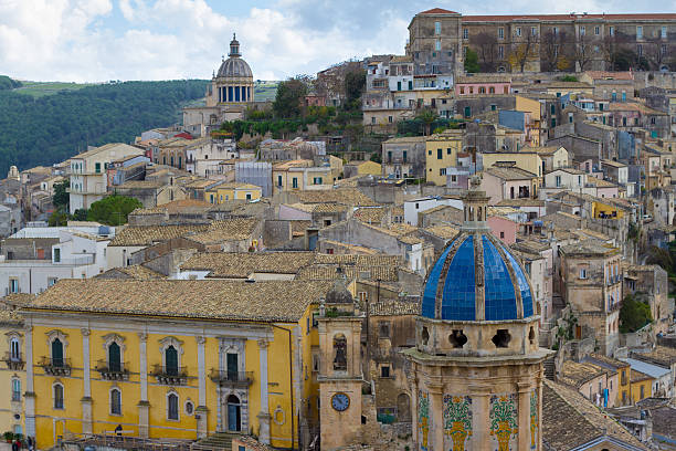 istock Panorama of Italian Hill Town (Ragusa Ibla, Sicily) 529804313