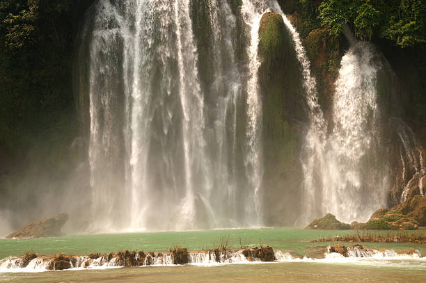 istock Ban Gioc waterfall in Vietnam. 529805793