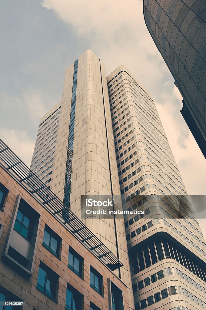 Office building in Frankfurt am Main Silver Tower in Frankfurt Architecture Stock Photo