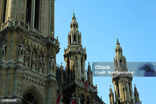 Medieval Spires Stock Photo - Download Image Now - Architecture, Austria, Banner - Sign