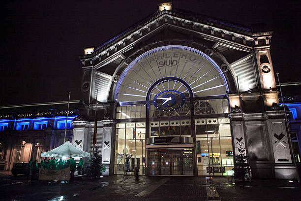 Charleroi gare pendant un strike - Photo