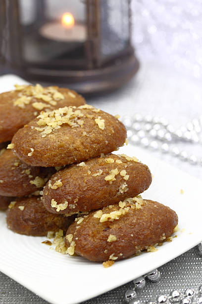 istock Traditional Christmas dessert with honey syrup 529870795
