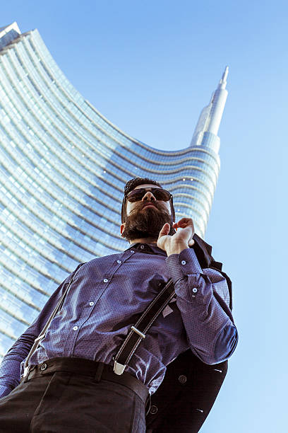 istock Portrait of Young man (Hipster style) 529874157