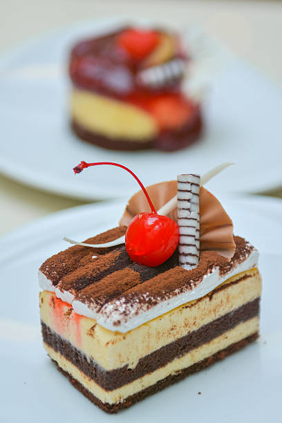 istock Tiramisu cake delicious cake in cafe 529874677