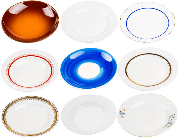 istock Collection of old plates 529874963