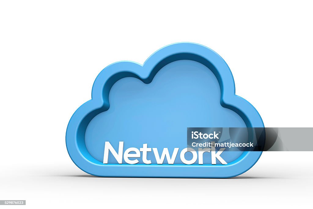 Cloud computing network Accessibility Stock Photo