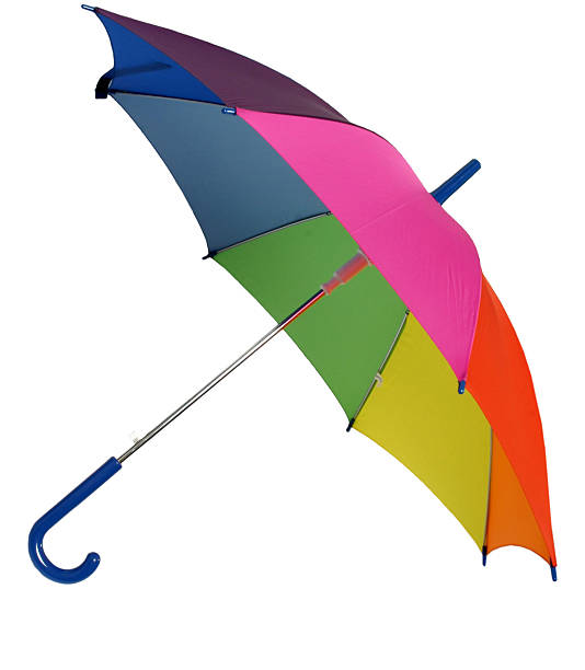 istock Umbrella in rainbow colors 529898787