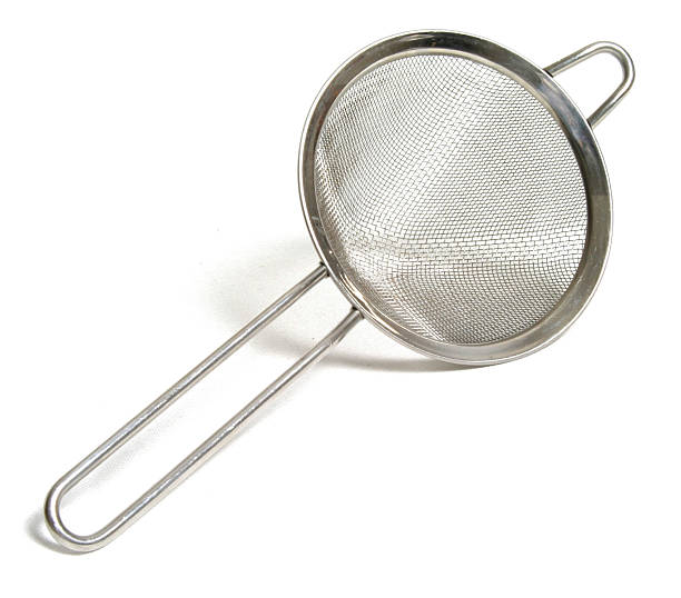 istock Kitchen sieve made of stainless steel 529898835