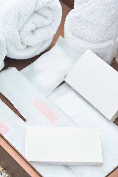 istock bathroom amenities in hotel 529900461