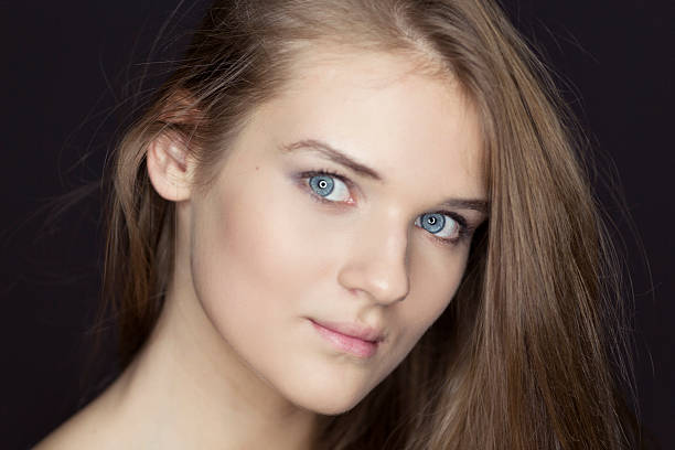 Natural Young Woman Face Beauty Stock Photo - Download Image Now