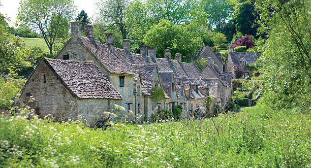 istock The Famous Arlington Row, Bibury in Summer Sun. 529901927