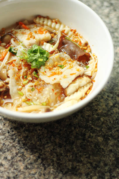 istock close up thai spicy fish noodle 529904515