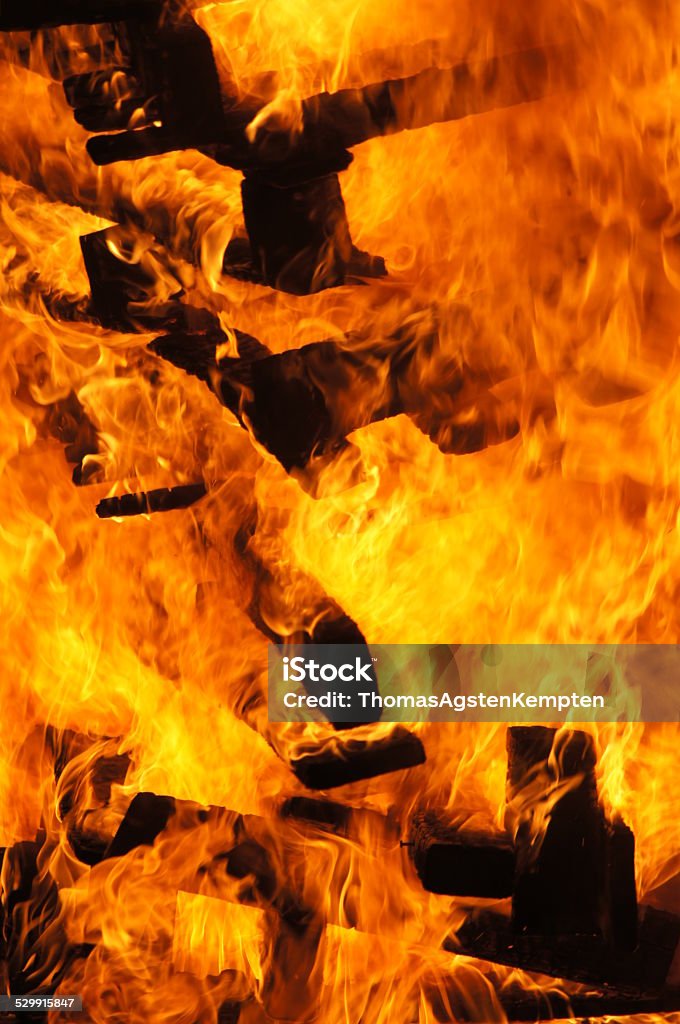 Fire Fire at the german Sankt Martin day. It`s a german traditional folk festival. #Martinstag Accidents and Disasters Stock Photo