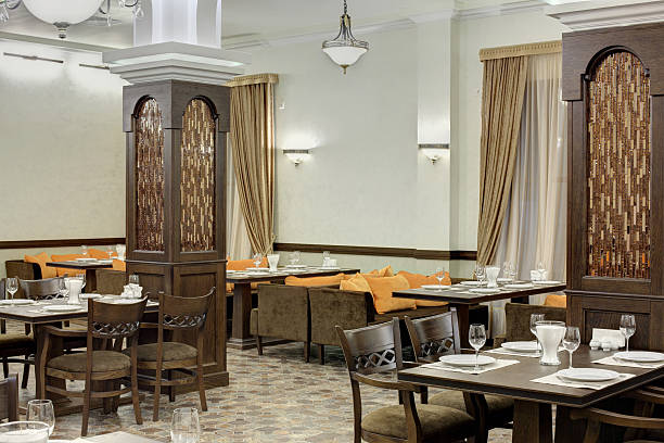 istock european restaurant in bright colors 529916515